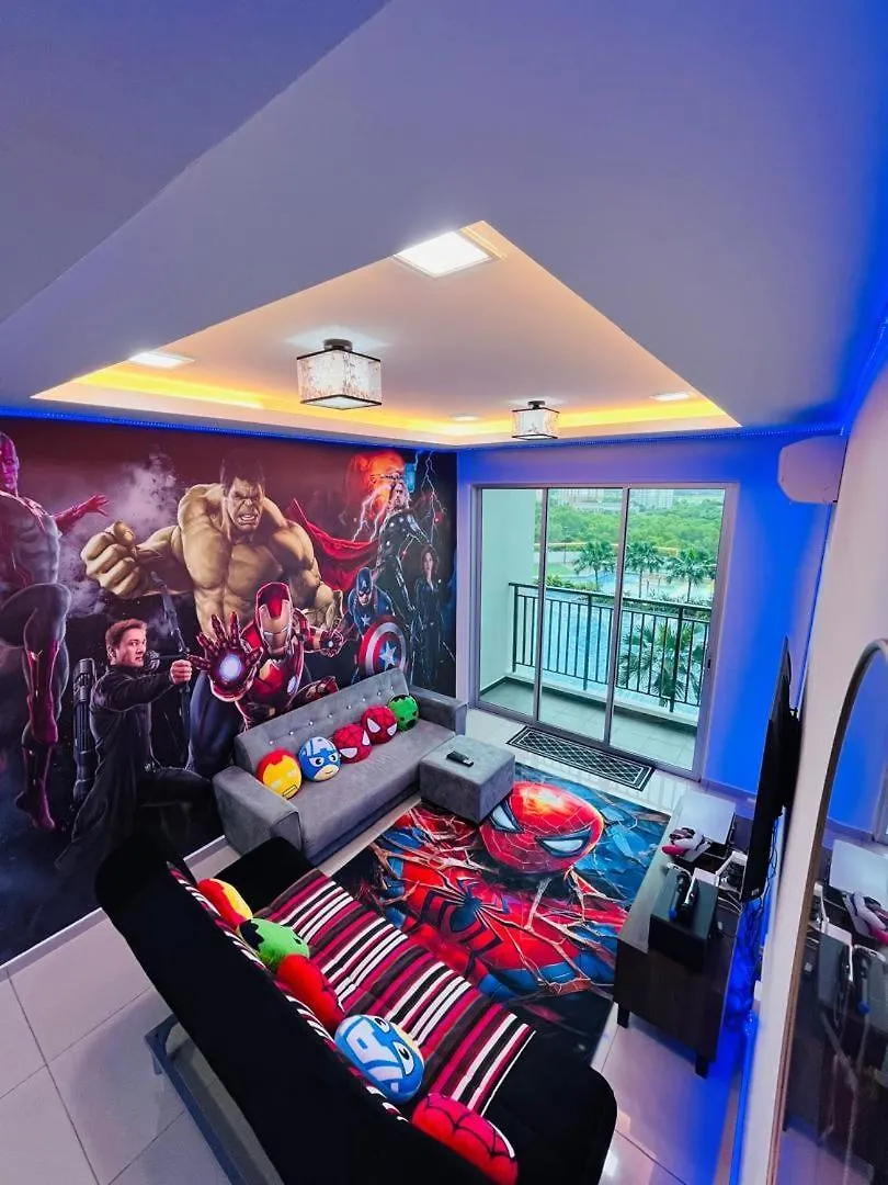 Marvel Universe Retreat - Infinity Pool, Ps5, Private-Cinema With Pool-View Balcony - M4 Bukit Mertajam Malajsie