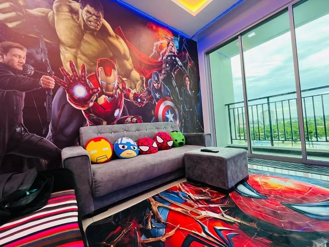 Marvel Universe Retreat - Infinity Pool, Ps5, Private-Cinema With Pool-View Balcony - M4 Bukit Mertajam
