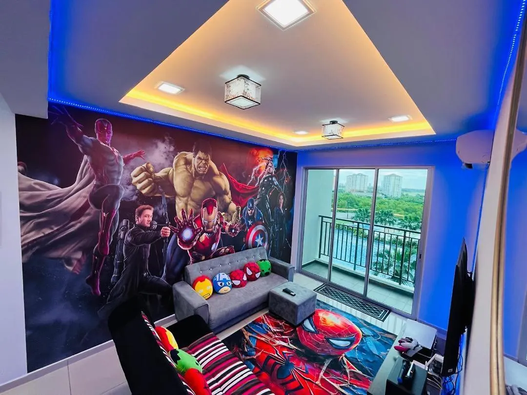 Marvel Universe Retreat - Infinity Pool, Ps5, Private-Cinema With Pool-View Balcony - M4 Bukit Mertajam 0*,