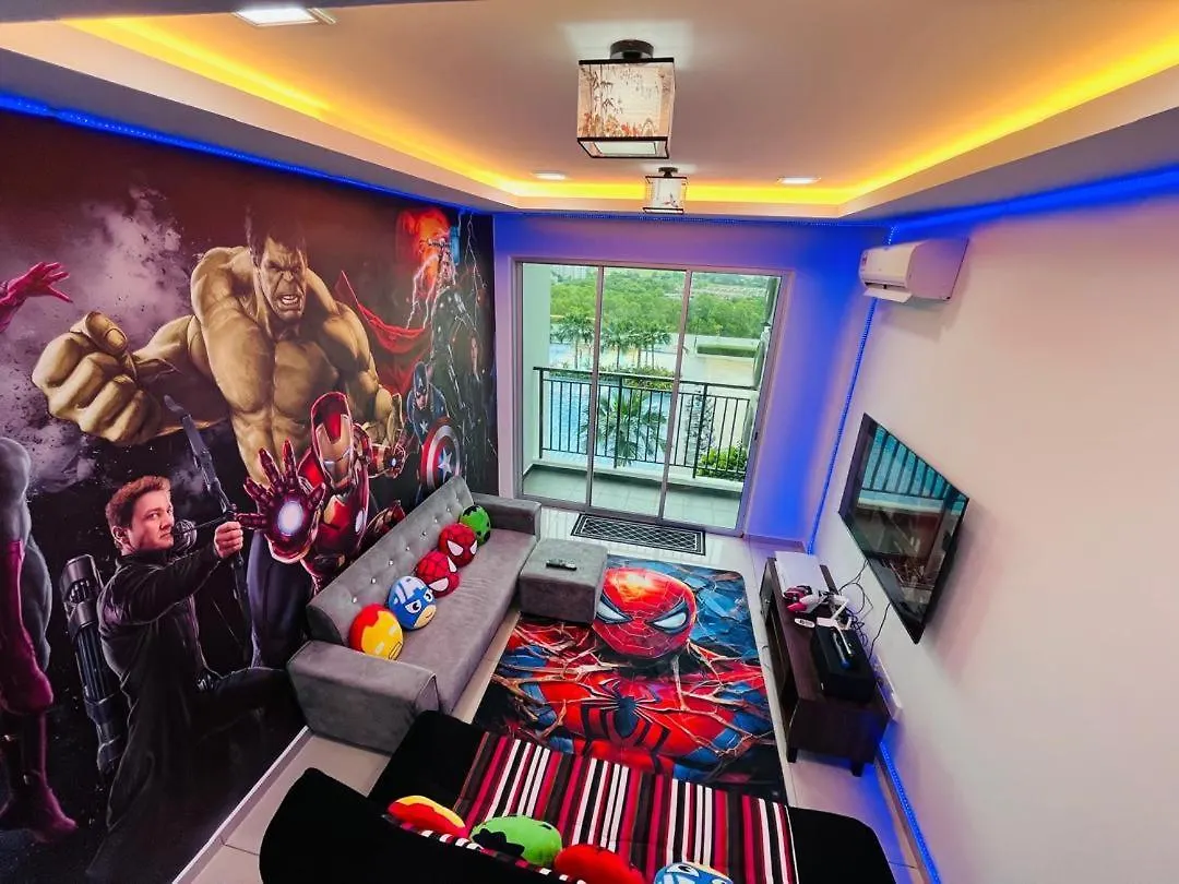 Marvel Universe Retreat - Infinity Pool, Ps5, Private-Cinema With Pool-View Balcony - M4 Bukit Mertajam Malaysia