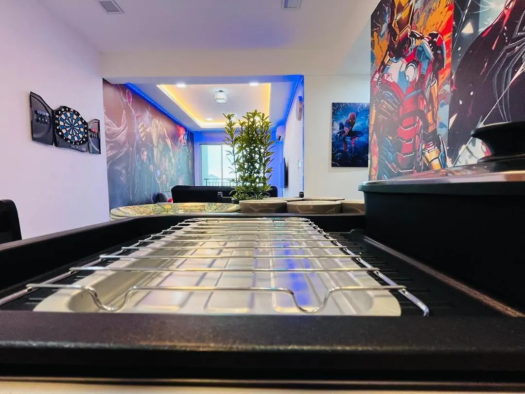 Marvel Universe Retreat - Infinity Pool, Ps5, Private-Cinema With Pool-View Balcony - M4 Bukit Mertajam 0*,  Malajsie
