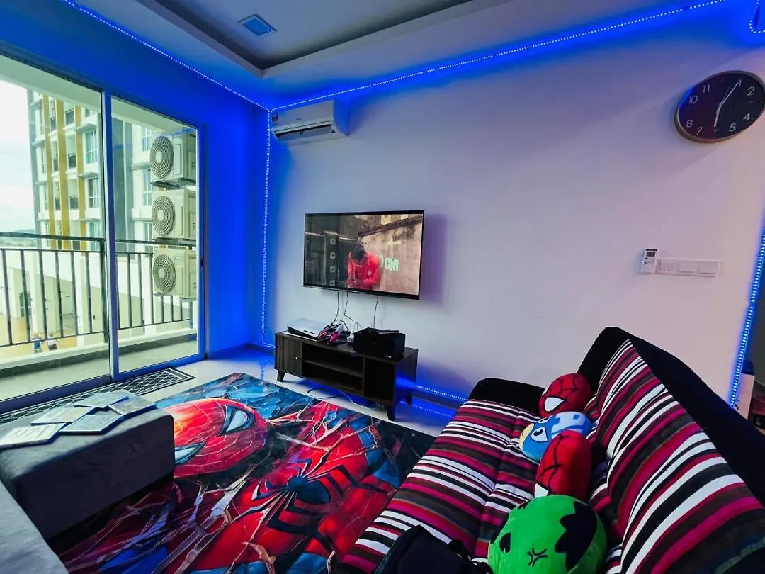 Marvel Universe Retreat - Infinity Pool, Ps5, Private-Cinema With Pool-View Balcony - M4 Bukit Mertajam Apartmán