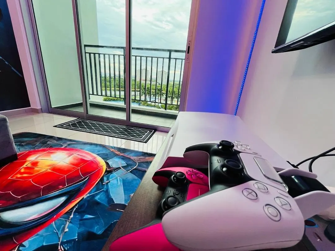 Marvel Universe Retreat - Infinity Pool, Ps5, Private-Cinema With Pool-View Balcony - M4 Bukit Mertajam 0*,  Malajsie