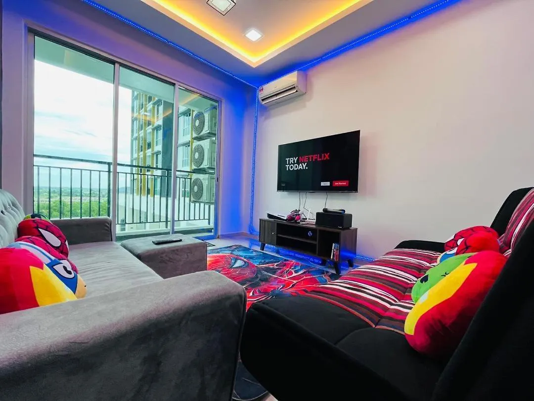 Apartmán Marvel Universe Retreat - Infinity Pool, Ps5, Private-Cinema With Pool-View Balcony - M4 Bukit Mertajam Malajsie